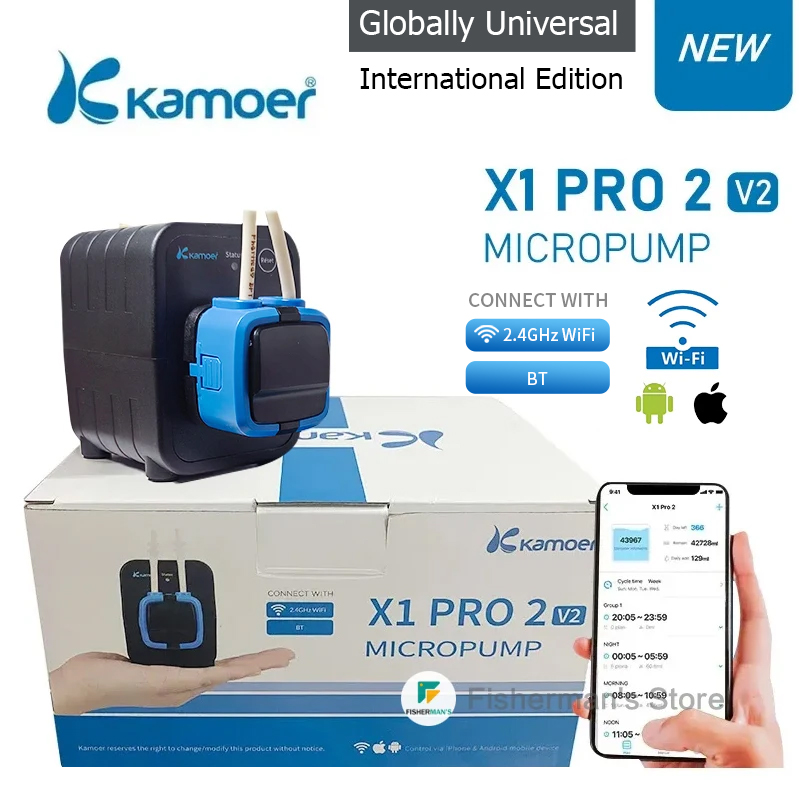 Aquarium Fish Quarantine - Kamoer bronchPRO 2 V2-Pompe doseuse pour