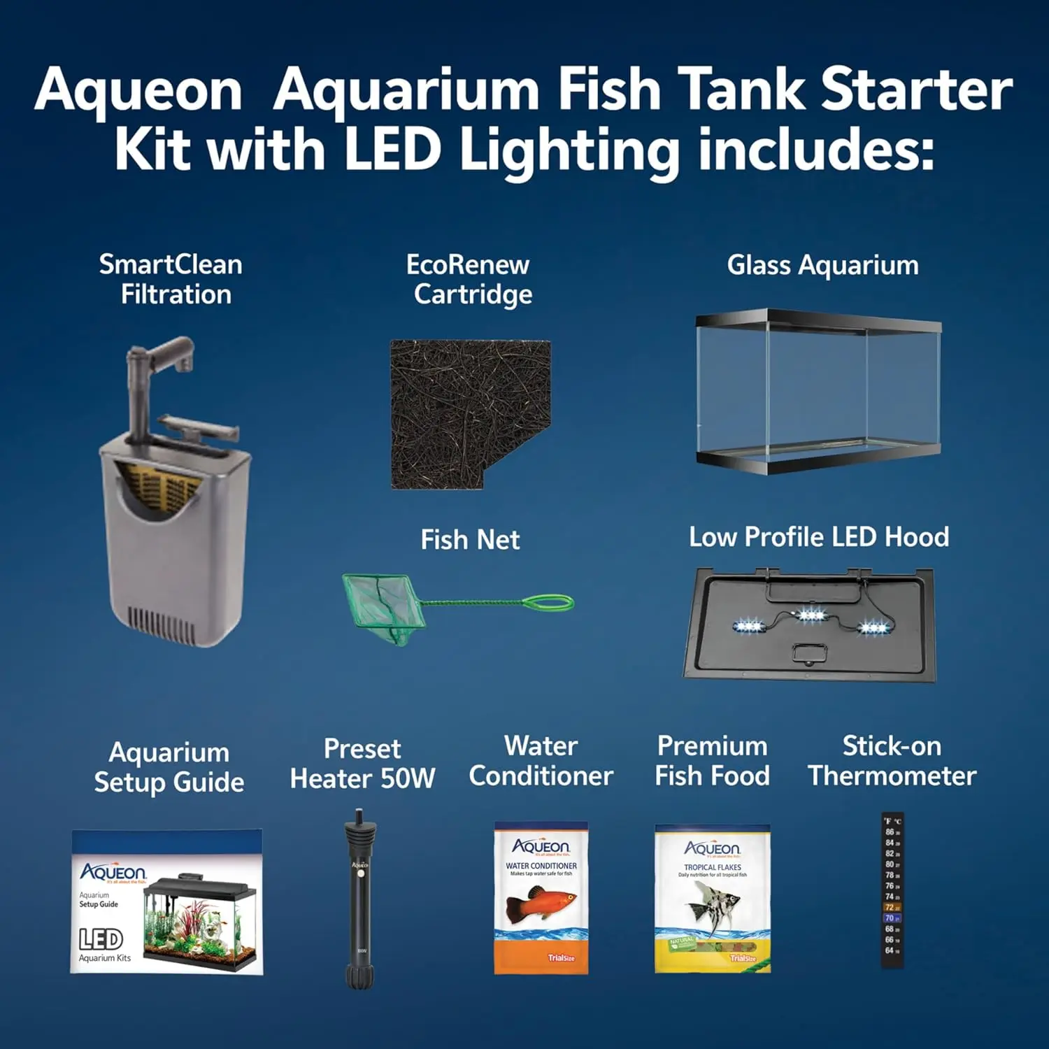 Tetra Fish In Aquarium - Kit de démarrage pour aquarium avec