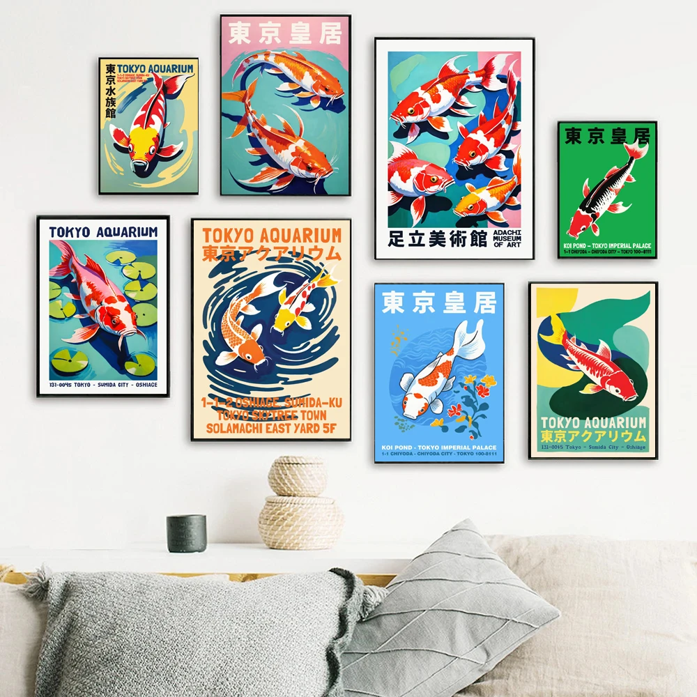 Affiche de poisson Koi d'aquar - Fish In Aquarium Picture avis et prix