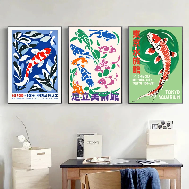 Affiche de poisson Koi d'aquar - Fish In Aquarium Picture avis et prix
