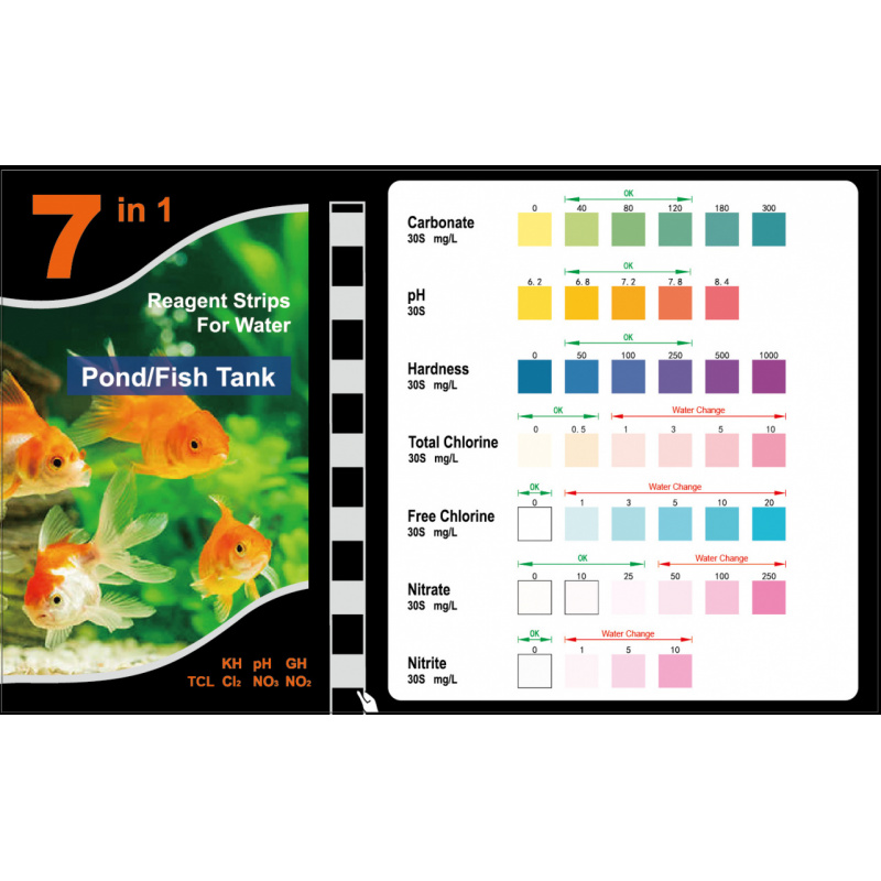 Bande de test de PH 7 en 1, Ki - Aquarium Test Kit avis et prix