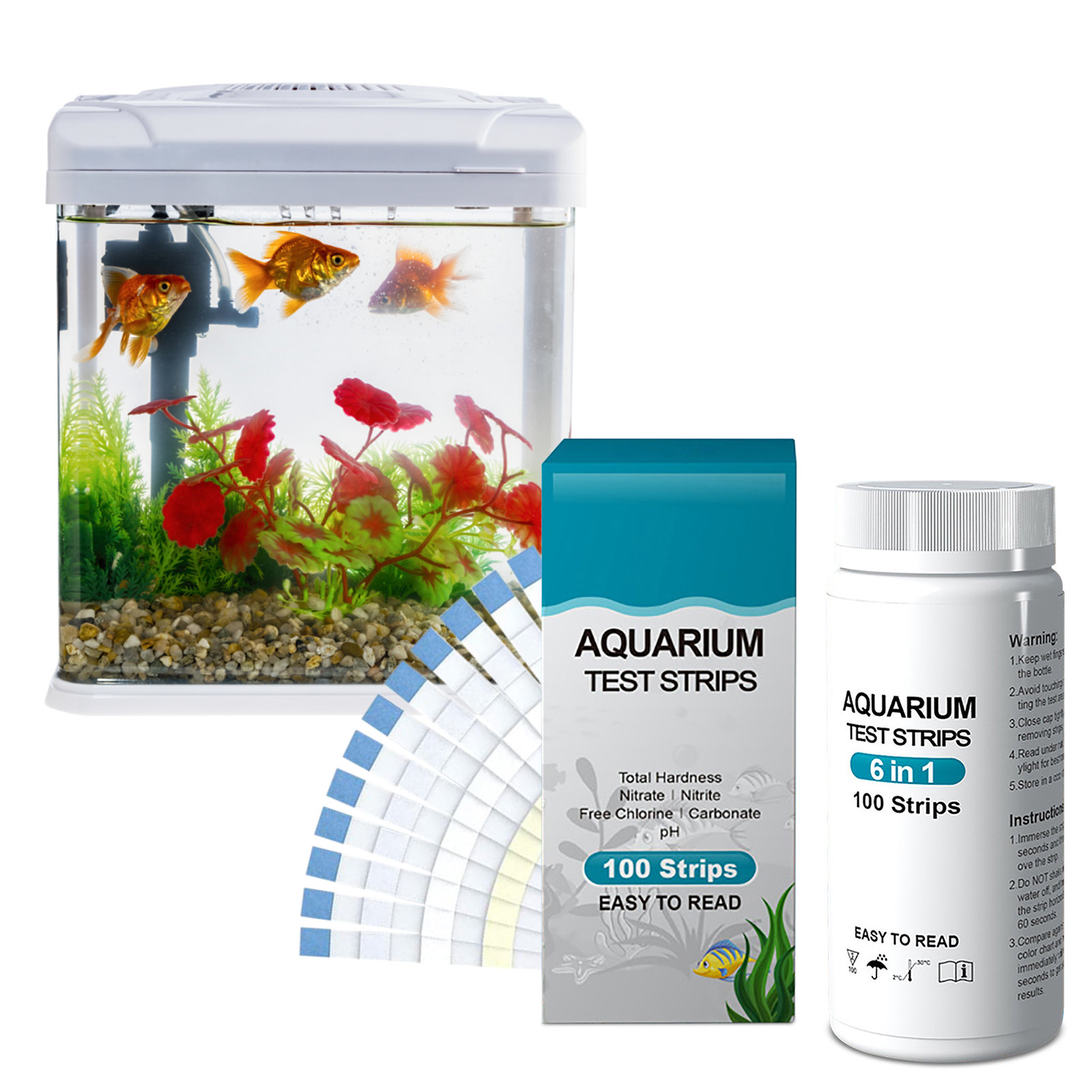 Kit de bandelettes de test de  - Aquarium Test Kit avis et prix