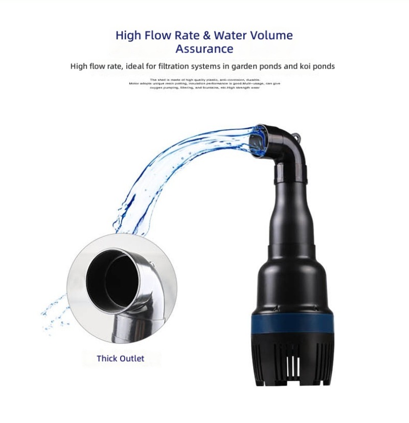 Pompe à grand débit pour bassi - Aquarium Fish Koi avis et prix