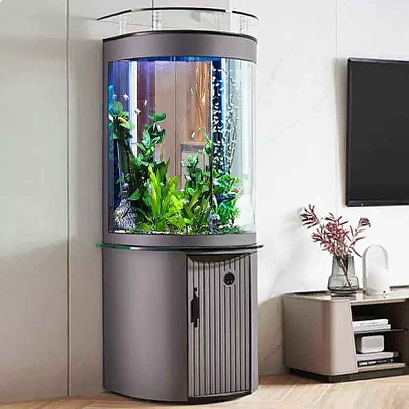 Aquarium de bureau semi-circul - Aquarium Fish Low Maintenance avis et prix