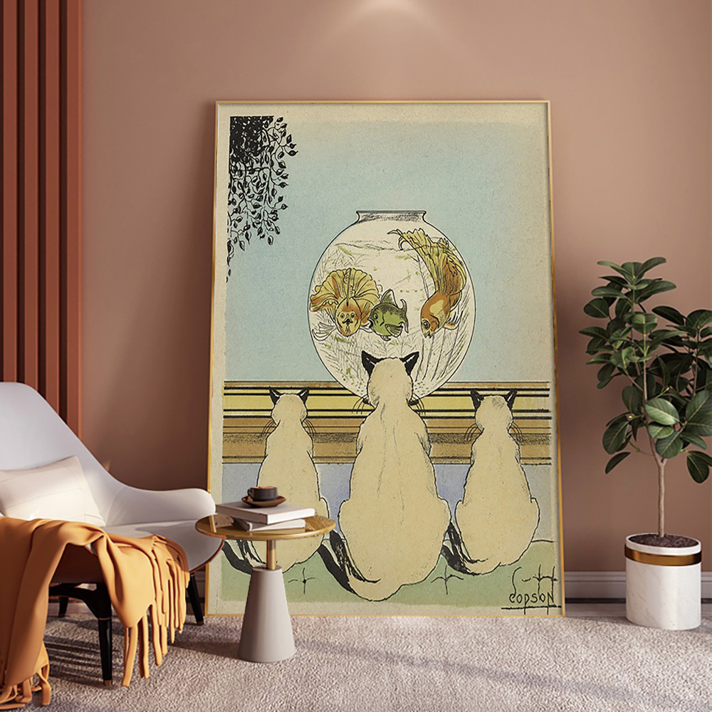 Affiche imprimée d'art de troi - Fish In Aquarium Picture avis et prix
