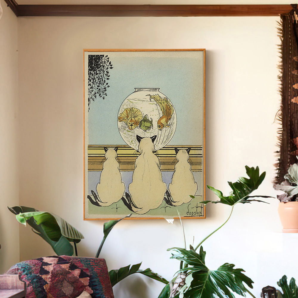 Affiche imprimée d'art de troi - Fish In Aquarium Picture avis et prix